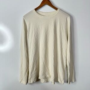 imogene + willie Cream Long Sleeve Tee